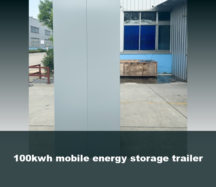 100kwh mobile energy storage trailer