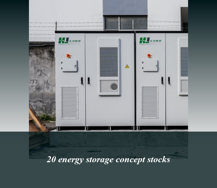 20 energy storage concept stocks