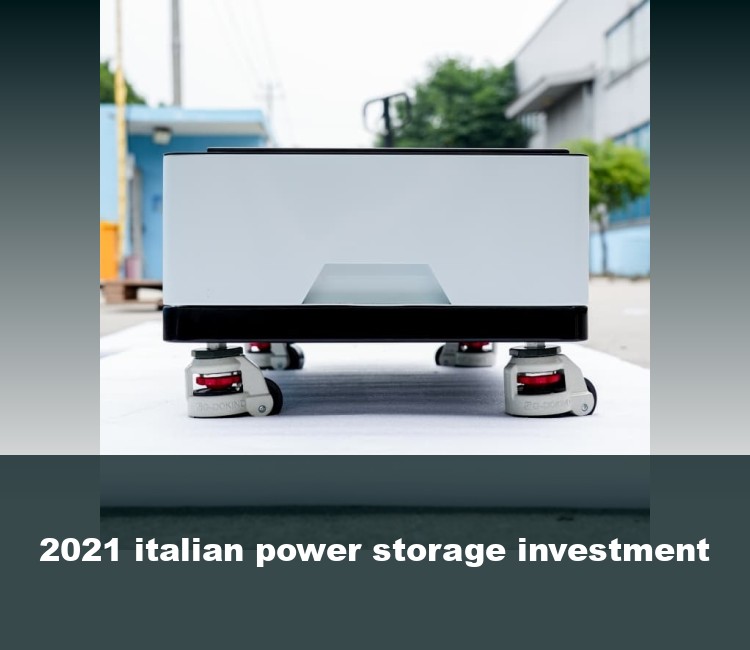 2021 italian power storage investment