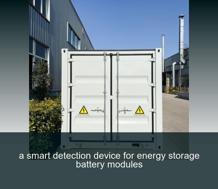 a smart detection device for energy storage battery modules