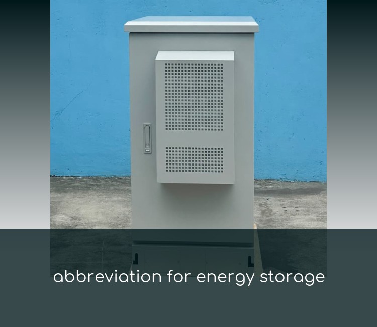 abbreviation for energy storage