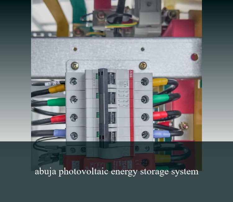 abuja photovoltaic energy storage system