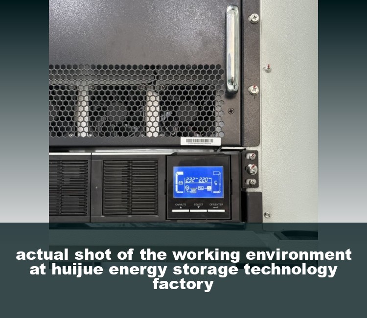 actual shot of the working environment at huijue energy storage technology factory