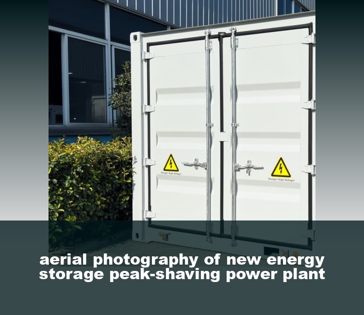 aerial photography of new energy storage peak-shaving power plant