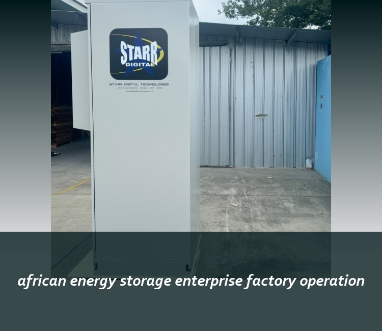african energy storage enterprise factory operation