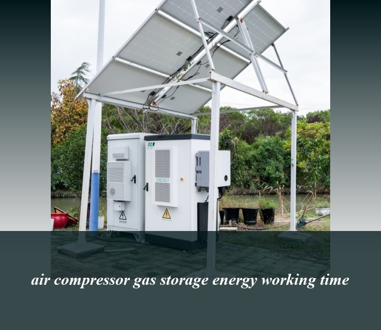 air compressor gas storage energy working time