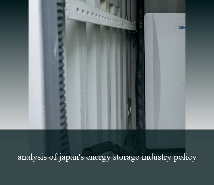 analysis of japan's energy storage industry policy