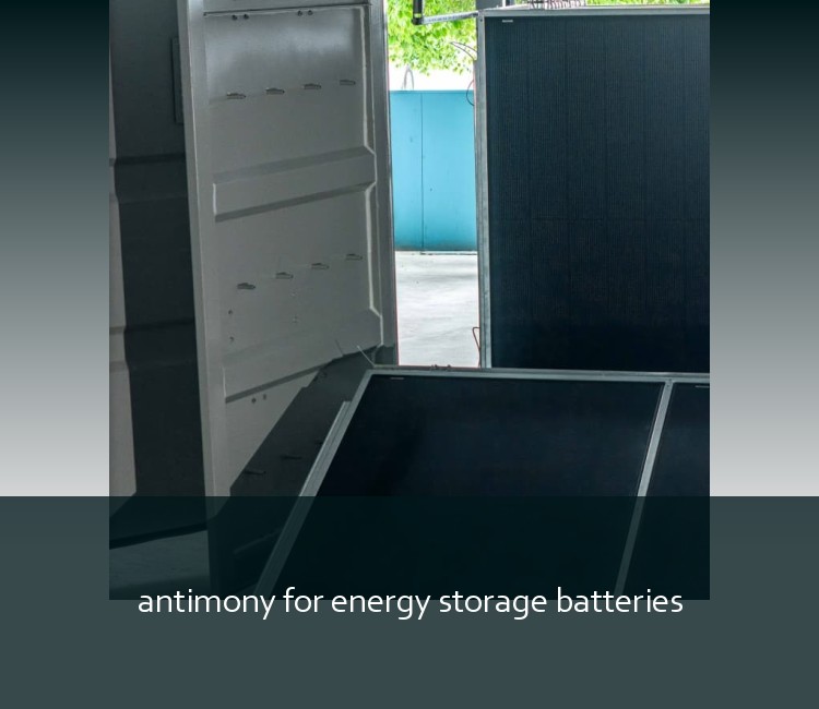 antimony for energy storage batteries