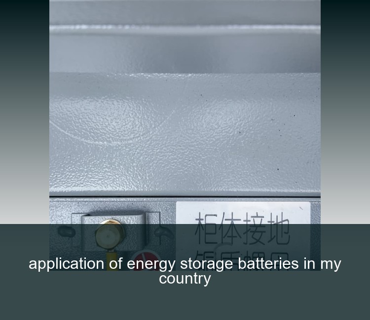 application of energy storage batteries in my country