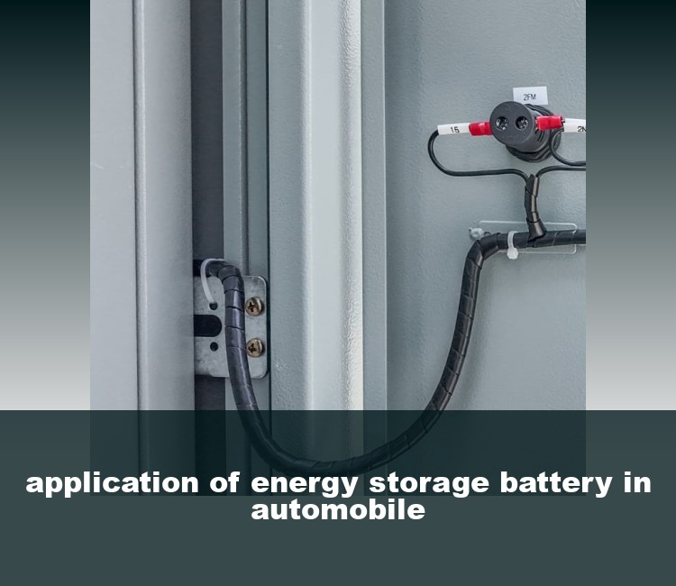 application of energy storage battery in automobile