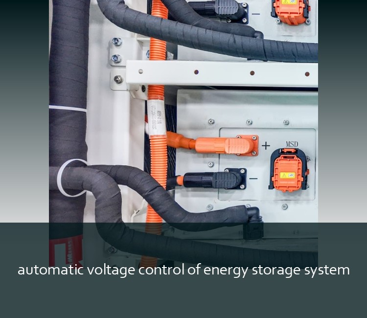 automatic voltage control of energy storage system