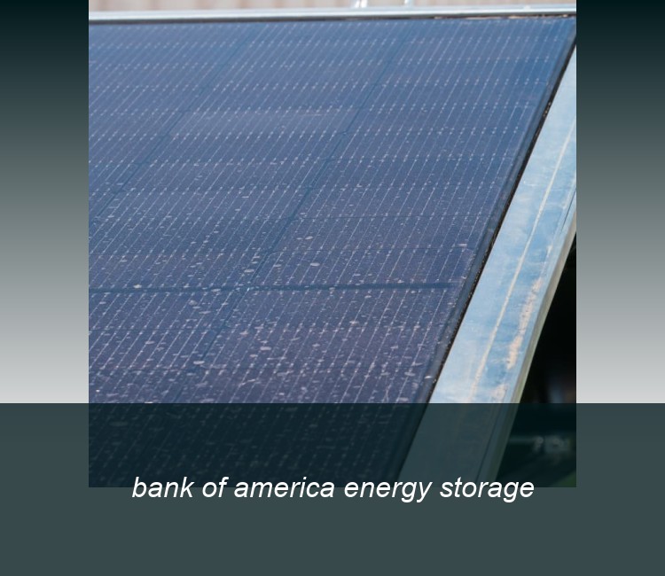 bank of america energy storage