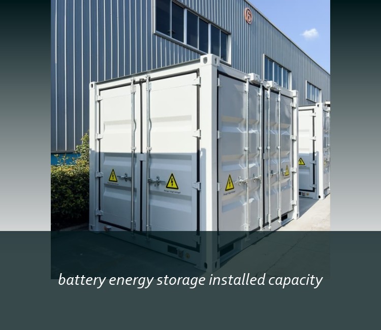 battery energy storage installed capacity