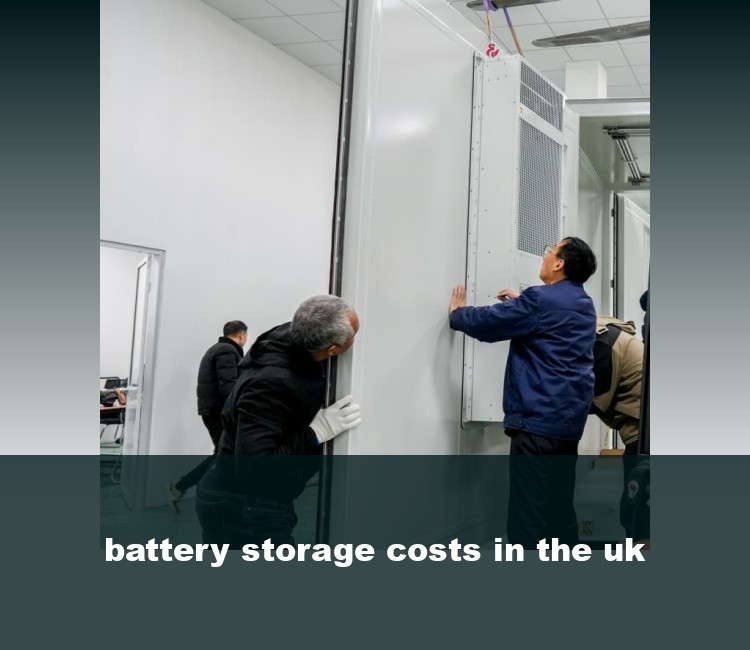 battery storage costs in the uk
