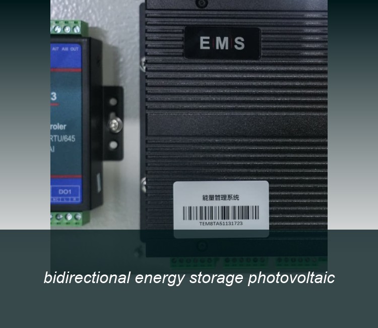 bidirectional energy storage photovoltaic