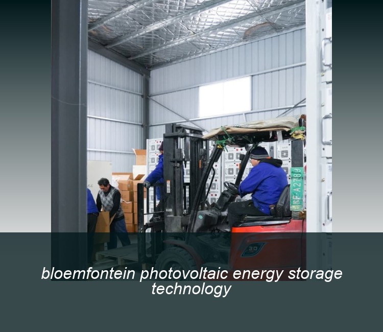 bloemfontein photovoltaic energy storage technology