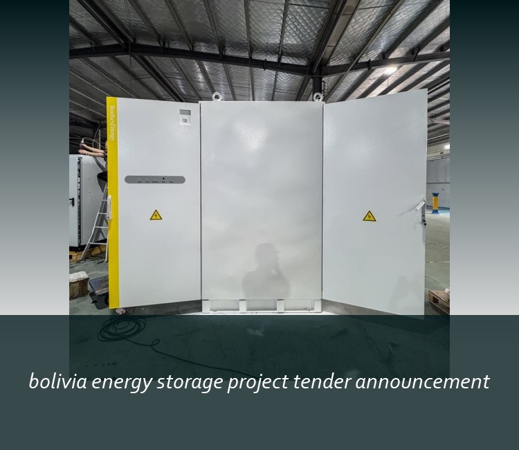 bolivia energy storage project tender announcement
