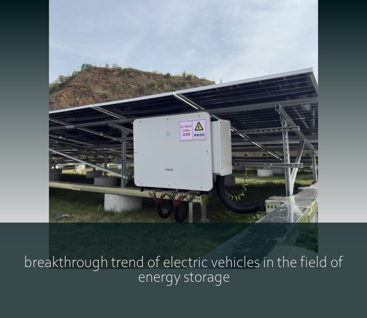 breakthrough trend of electric vehicles in the field of energy storage