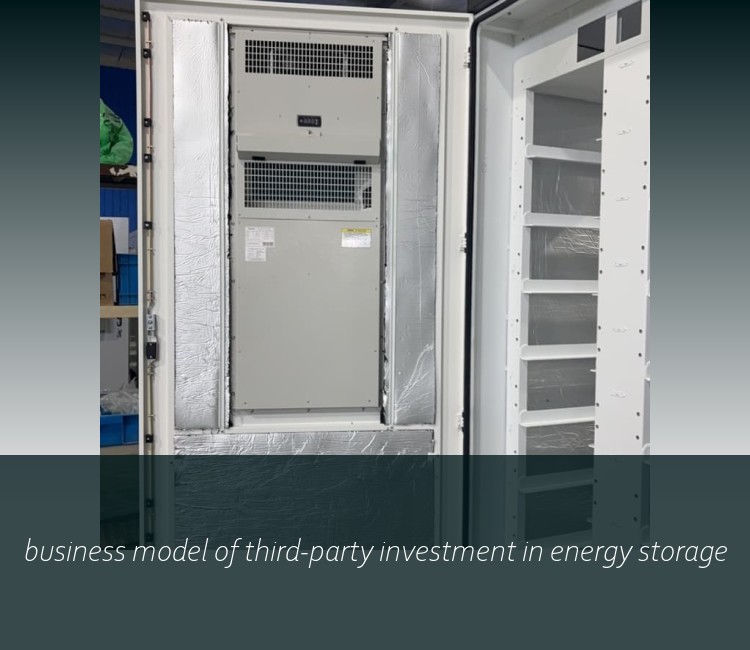 business model of third-party investment in energy storage