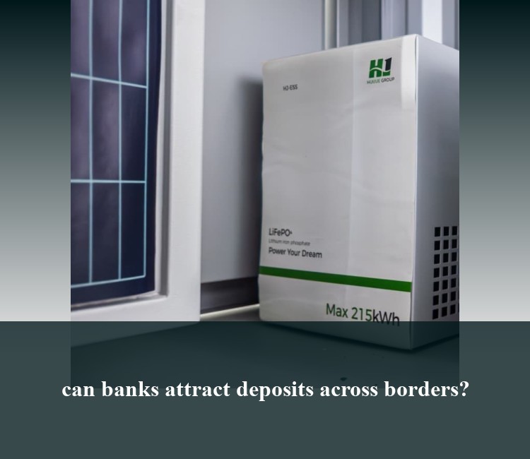 can banks attract deposits across borders?