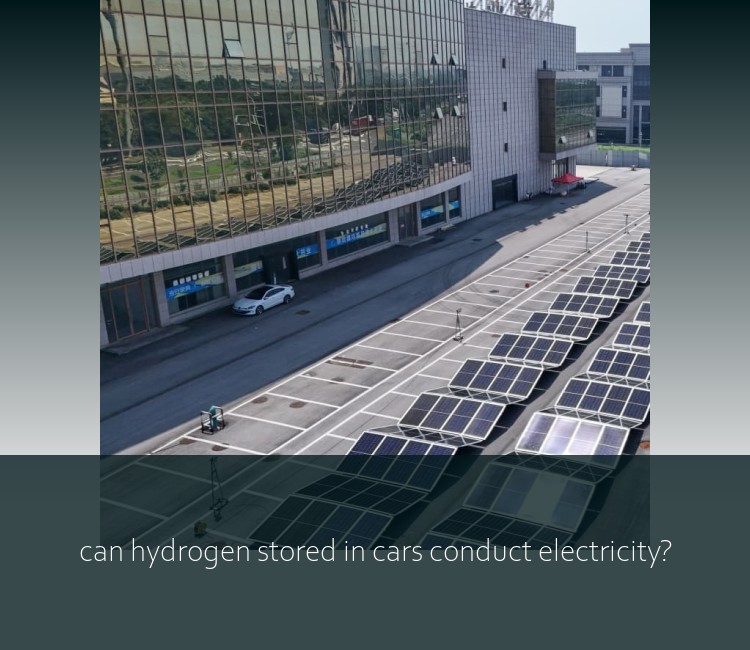 can hydrogen stored in cars conduct electricity?