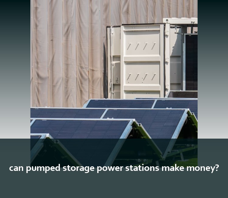 can pumped storage power stations make money?
