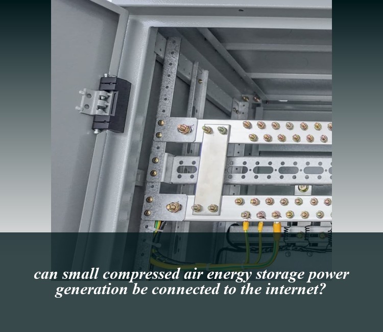 can small compressed air energy storage power generation be connected to the internet?