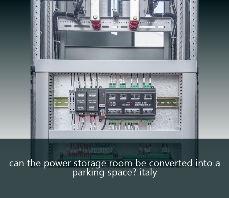 can the power storage room be converted into a parking space? italy