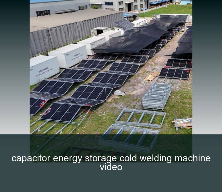 capacitor energy storage cold welding machine video