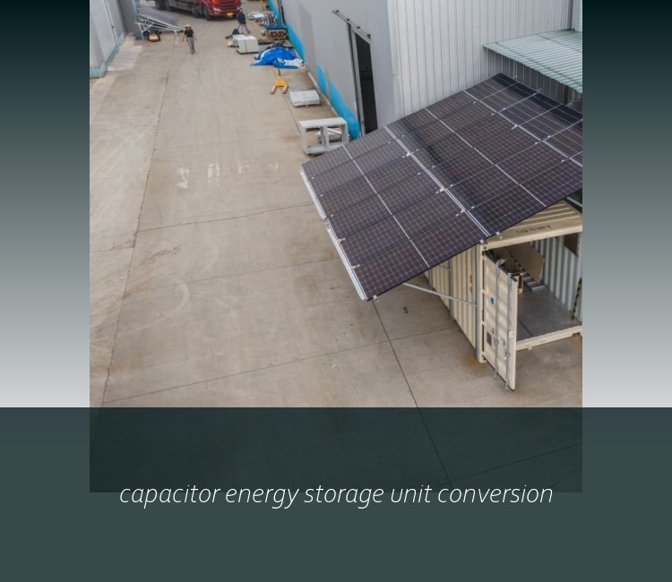 capacitor energy storage unit conversion