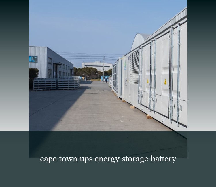 cape town ups energy storage battery