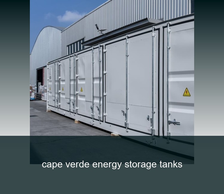 cape verde energy storage tanks