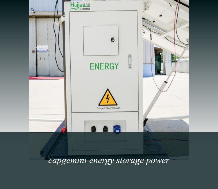 capgemini energy storage power