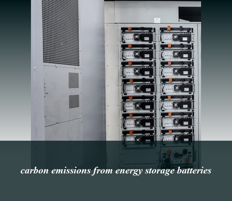 carbon emissions from energy storage batteries