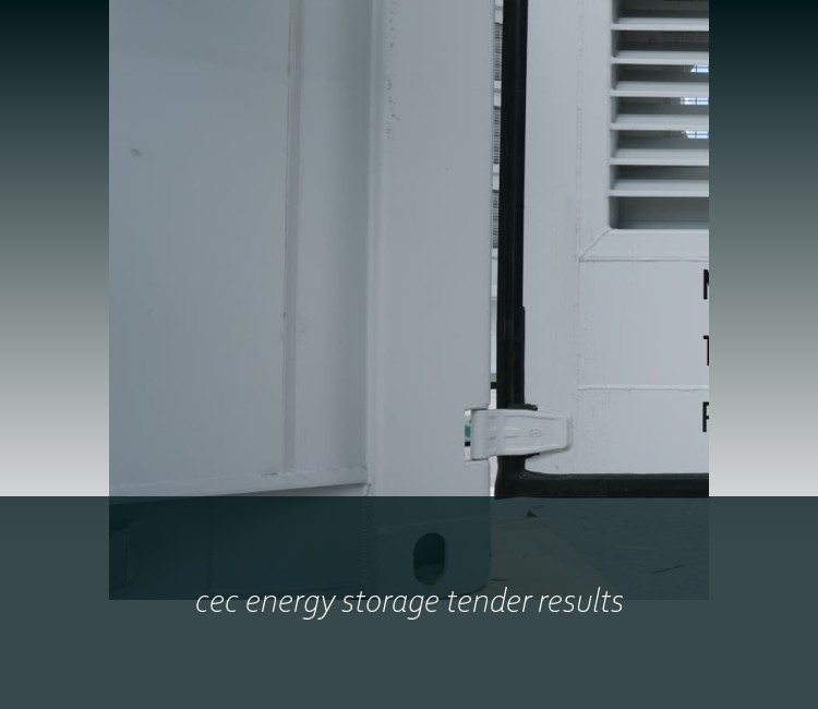cec energy storage tender results