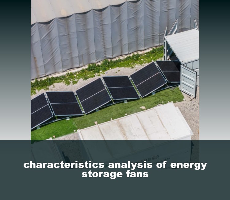 characteristics analysis of energy storage fans