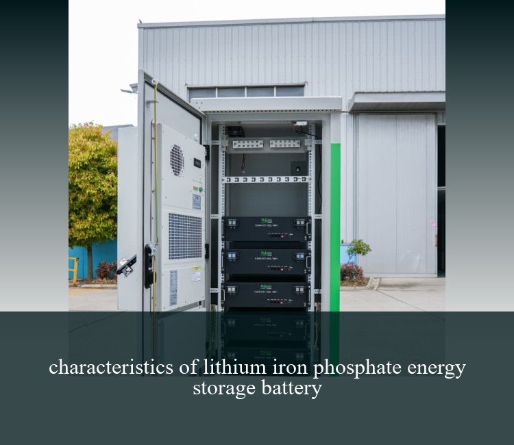 characteristics of lithium iron phosphate energy storage battery
