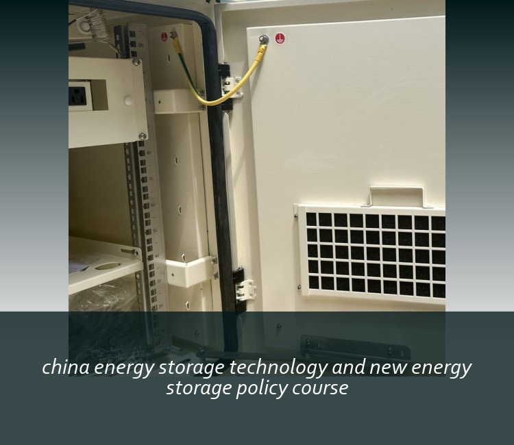 china energy storage technology and new energy storage policy course