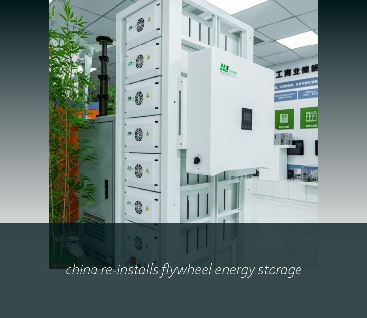 china re-installs flywheel energy storage