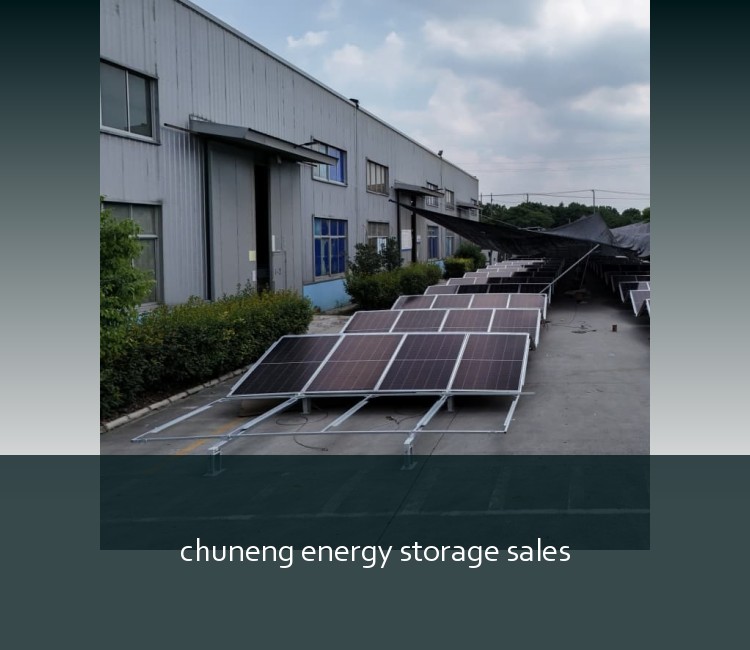 chuneng energy storage sales