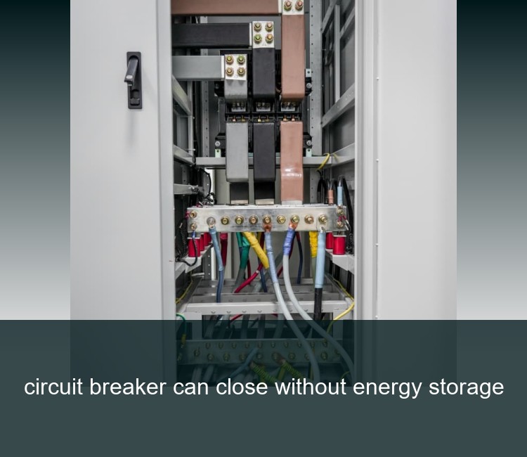 circuit breaker can close without energy storage