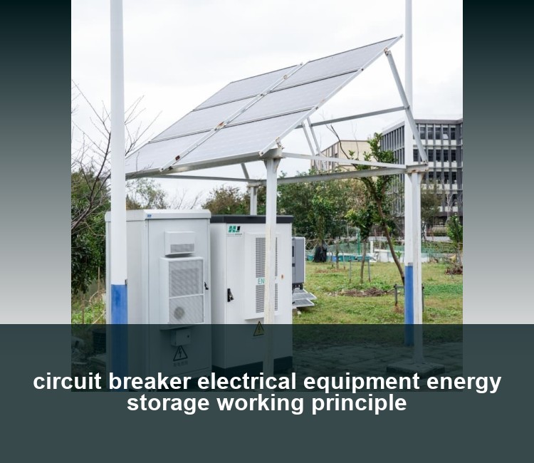 circuit breaker electrical equipment energy storage working principle