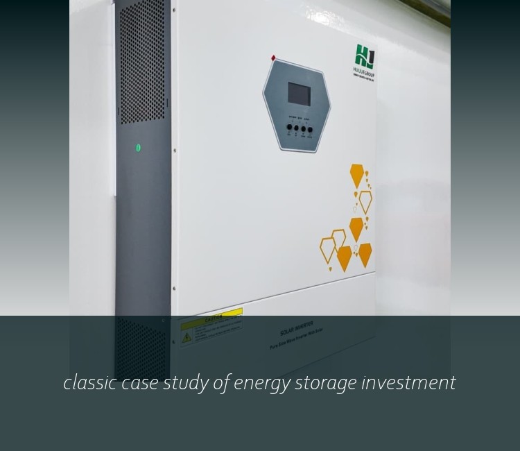 classic case study of energy storage investment