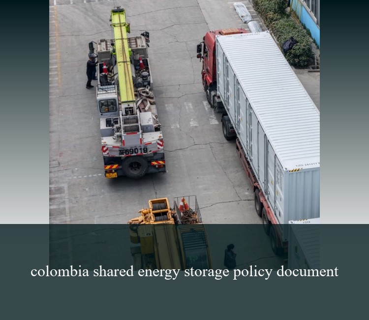 colombia shared energy storage policy document