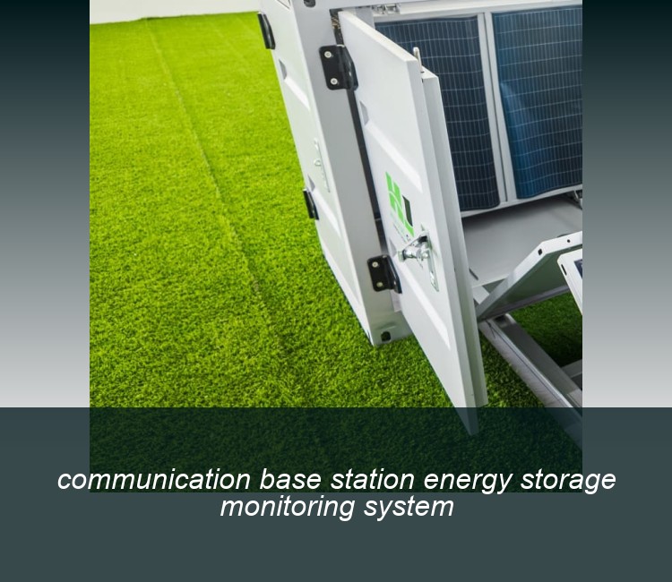 communication base station energy storage monitoring system