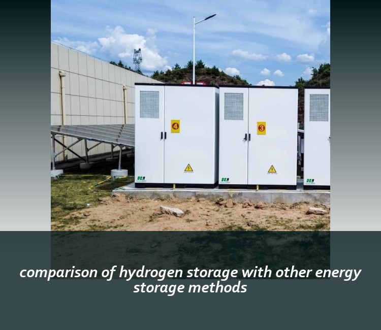 comparison of hydrogen storage with other energy storage methods