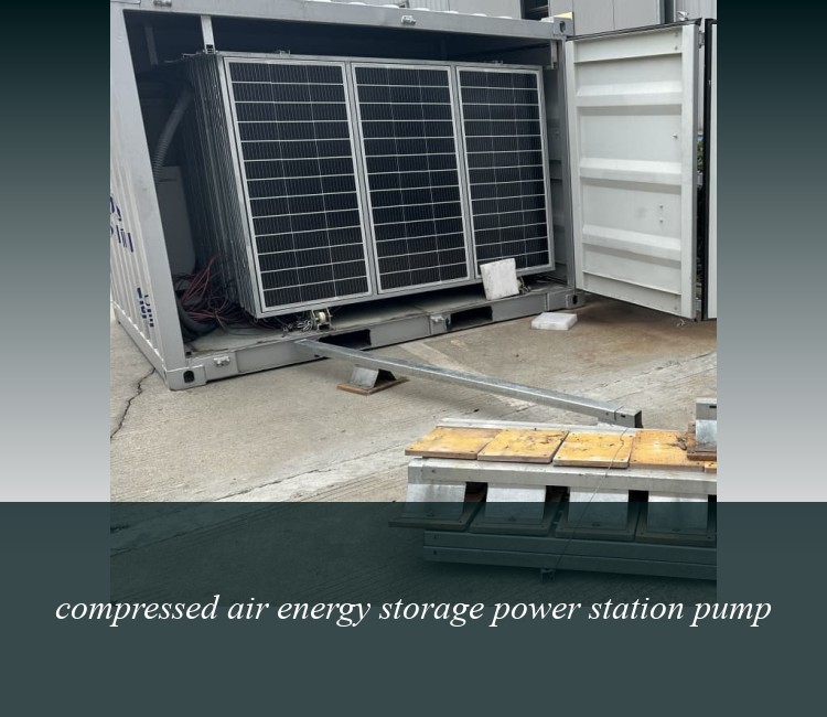 compressed air energy storage power station pump