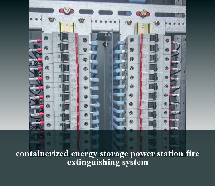 containerized energy storage power station fire extinguishing system