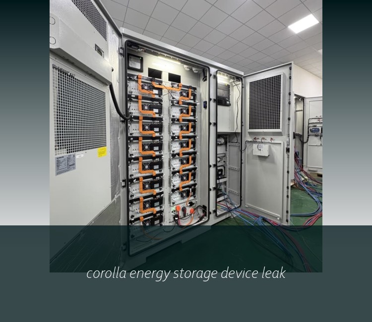 corolla energy storage device leak