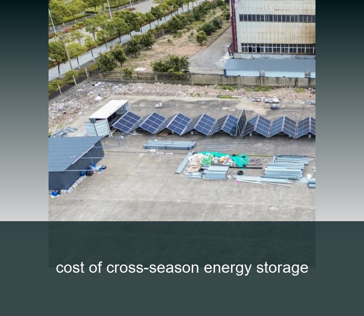 cost of cross-season energy storage